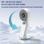 ⁦مروحة محمولة قابلة للطي بشاشة رقمية⁩ - الصورة ⁦4⁩