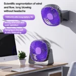 ⁦مروحة كهربائية صامتة متعددة الاستخدامات⁩ - الصورة ⁦3⁩