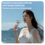 ⁦مروحة محمولة قابلة للطي بشاشة رقمية⁩ - الصورة ⁦3⁩