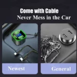 ⁦محول شاحن سيارة وكابل زنبركي⁩ - الصورة ⁦5⁩