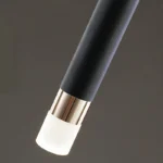 ⁦إضاءة معلقة أنيقة بتصميم كريستالي طويل⁩ - الصورة ⁦5⁩